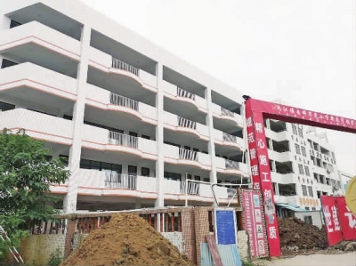 南畔华光小学扩建教学楼9月投用-九江社区报